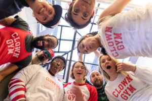 Clown Gym community! Photo by Michael Wilson.